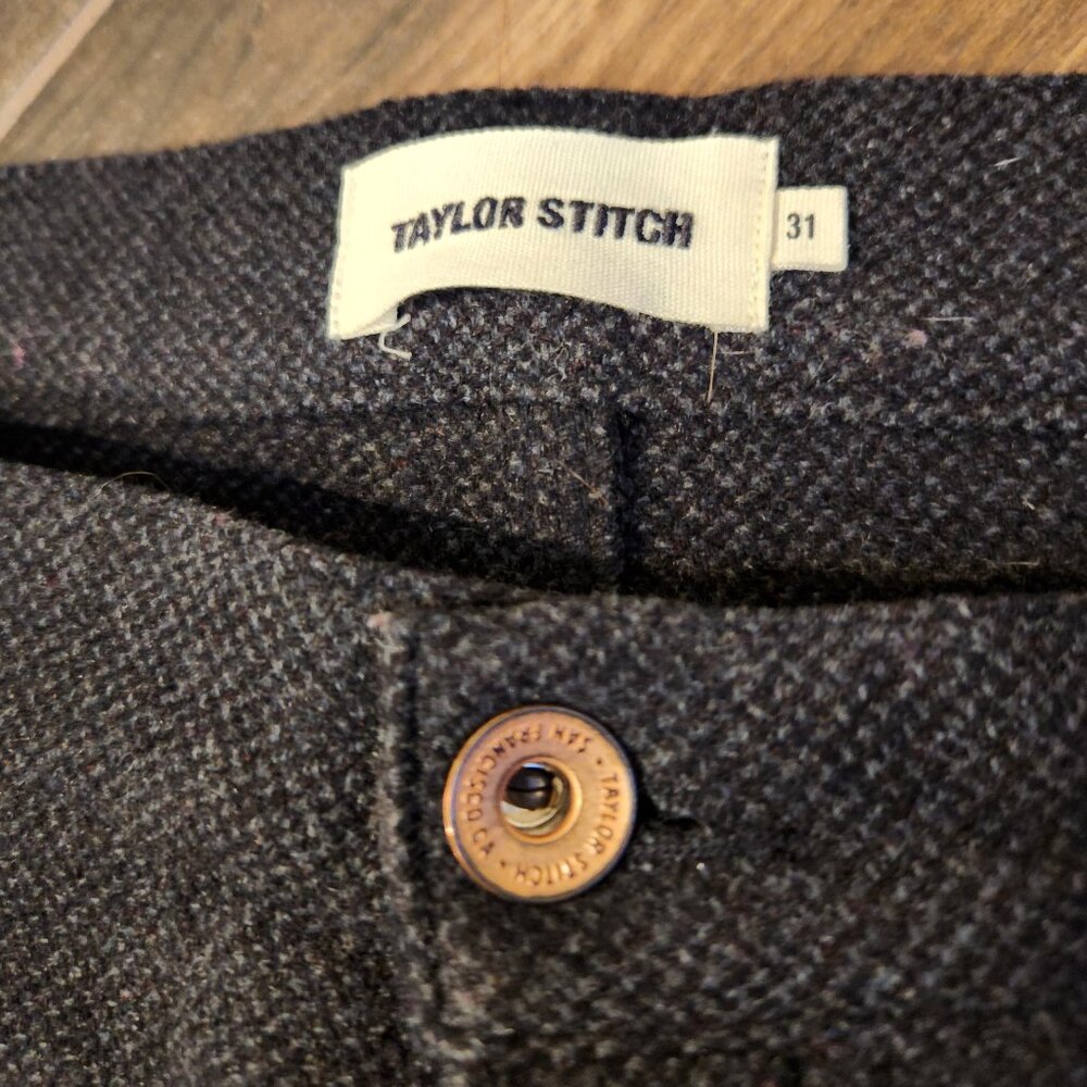 Taylor Stitch - Camp Pant - Charcoal Wool 31x31